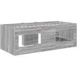  Kreveta za visoko spavanje djece 2 pcs Siva Sonoma 90 x 200 cm | Shoptok.si