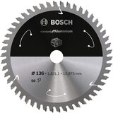Bosch Standard for Aluminium list kružne testere za akumulatorske testere 136x1,6x15.875 T50 | ePonuda.com