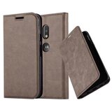 Cadorabo Ohišje, združljivo z Motorola MOTO G4 PLAY v kavovinsko rdeča - Zaščitni ovitek z magnetnim zapiranjem, stoječo funkcijo in režo za kartice, (20549537) | Shoptok.si