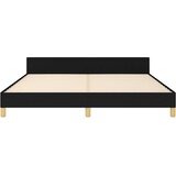  Okvir za krevet bez madraca crni 160x200 cm od tkanine | shoptok.hr