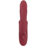 Javida 2 funkcijsko zečji vibrator - akumulatorski (crveni) | shoptok.hr