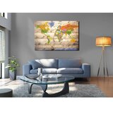  Slika na plutenoj podlozi - Map on wood: Colourful Travels 90x60 | shoptok.hr