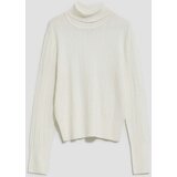 Marisse Thin Turtleneck Sweater, Pearl | shoptok.hr