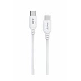 Swissten iPEAX kabel USB-C/USB-C 1,5 m, 100 W, 5 A, TPU, bijeli Slike