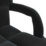 Podesivi podni naslonjač Crna Baršun | shoptok.hr
