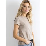 BASIC Feel Good T-shirt-RV-TS-4623.10-beige | Shoptok.si