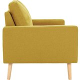 vidaXL Kavč dvosed rumeno blago | Shoptok.si