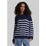Urban Classics women's striped sweater white/blue Cene