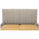 Scandic Bež tapecirani bračni krevet s prostorom za odlaganje s podnicom 160x200 cm Zee – | shoptok.hr