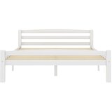 Posteljni okvir bel iz trdne borovine 120x200 cm, (20645339) | Shoptok.si
