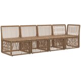 SOFA za 4 osobe s lijevom rukom 4 pcs 4-Broj sjedala Bež | shoptok.hr