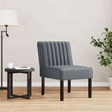 vidaXL Oblazinjen stol temno siv žamet | Shoptok.si