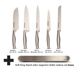 Grill King set Classic noževa s magnetnim držačem od inoxa | Eponuda.ba