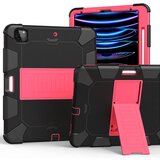 NIKCORP Ovitek za iPad Air 4/5 / Pro 11 robusten s stojalom in mestom za pisalo, trpežna tridelna zaščita pred udarci, črne barve, (5000139155) | Shoptok.si