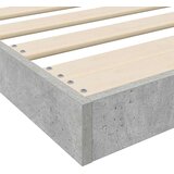  Posteljni okvir Betonsko siva 90 x 190 cm Konstruiran les, (5000121347) | Shoptok.si