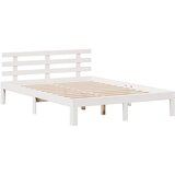  s regalom z knjige bez madraca bijeli 140x190cm borovina | shoptok.hr