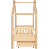  Okvir za dječji krevet s ladicom 80x160 cm od masivne borovine | shoptok.hr