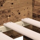 vidaXL Dnevni krevet s ladicama Staro drvo Konstruirano drvo 90 x 190 cm | shoptok.hr
