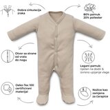 KENGURU GOLD odijelce dugih rukava s drukerima na sredini, Hazelnut | shoptok.hr