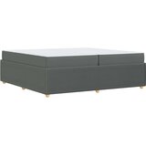  Krevetna konstrukcija Tamno siva 200 x 200 cm tkanina | shoptok.hr