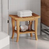  Kupaonski bočni stolić 50 x 35 x 45 cm od masivne tikovine | shoptok.hr