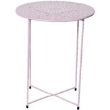 Kaemingk Pomoćni metalni stočić/ pastelno ljubičasti/ 48cm | ePonuda.com