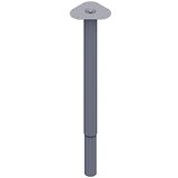 ELEMENT SYSTEM teleskopska noga za namještaj (Promjer: 5 cm, Aluminij) | shoptok.hr