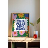 WALLXPERT Dekorativna slika u okviru od MDF-a - Multicolor | Eponuda.com