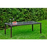  Vrtna miza TERROSA 200x100 cm (rjava) | Shoptok.si