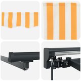  Ručno sklopiva tenda Žuta i bijela 3 x 2 m | shoptok.hr