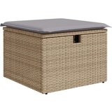  Set vrtnih sofa od 6 komada s jastučićima bež poli ratan | shoptok.hr