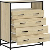  Ormar s ladicama sonoma hrast 70x41x83,5 cm izrađeno drvo | shoptok.hr