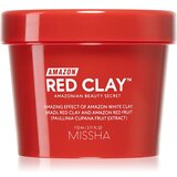 MISSHA Amazon Red Clay™ čistilna maska za zmanjšanje proizvodnje sebuma in por z ilovico 110 ml Cene