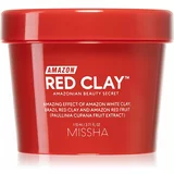 MISSHA Amazon Red Clay™ čistilna maska za zmanjšanje proizvodnje sebuma in por z ilovico 110 ml