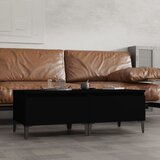vidaXL Bočni stolići 2 kom crni 50 x 46 x 35 cm od konstruiranog drva Cijene