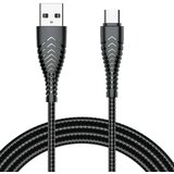 Veger kabal (kabl) usb a na type c 2.4A V104 1.2 m crni Cene