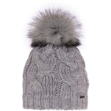 AGBO Woman's winter hat grey Terri with pompom Cijene