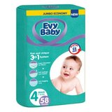 Evy Baby pelene jumbo 4 maxi 8-18kg 58kom 3 u 1 ( A054569 ) Cene