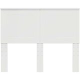  Uzglavlje s uzglavljem Sjajno bijela 135 cm Konstruirano drvo | shoptok.hr