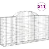  Lučne gabionske košare 11kom 200x30x100/120cm pocinčano željezo | Eponuda.com