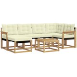  Set vanjskih sofa 7 kom. Bijela i krem | shoptok.hr