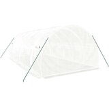  Staklenik s čeličnim okvirom bijeli 18 m² 6 x 3 x 2 m | shoptok.hr