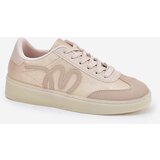 Boto Low Women's Sports Shoes Made Of Eco Leather Beige Iladira | Shoptok.si
