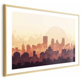  Plakat - City Heat 42x29.7 Zlatni okvir s margom | shoptok.hr