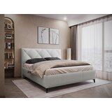 Boxxx OBLAZINJENA POSTELJA 160 cm x 200 cm , tekstil svetlo siva | Shoptok.si