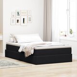  Krevet s madracem i skladištem Crna 120 x 200 cm Baršun | shoptok.hr