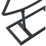 vidaXL Kovinsko božično drevesce z stojalom Črna 60 cm Jeklo | Shoptok.si