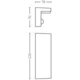 Philips 16484/93/P3 - LED spoljašnje svetlo sa senzorom BUSTAN, 2xLED/4,5W, IP44 | Eponuda.com