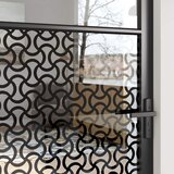 Staklena vrata Rezbarija Crna 93 x 3,5 x 201,5 cm Aluminij | shoptok.hr