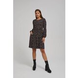 Marisse Black Dress With Puffed Sleeves And A Flared Bottom | Eponuda.ba